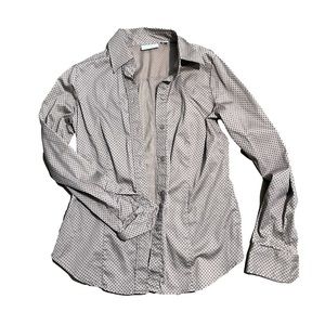 Gray long sleeve dress shirt
